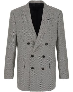 Tom Ford Jacquard Blazer - Grey