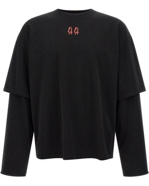 44 Label Group 'over Double' T-shirt - Black