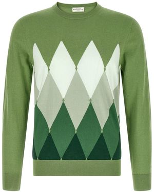 Ballantyne Argyle Jumper - Green