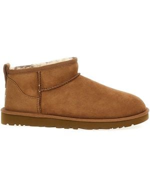 UGG Ankle Boot 'M Classic Ultra Mini' - Brown