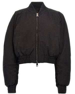 ANDAMANE Bomber cropped 'Sierra' - Nero