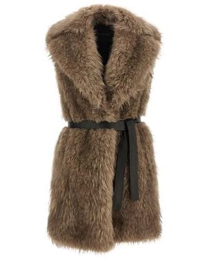 Blancha Gilet 'Tipping' - Marrone