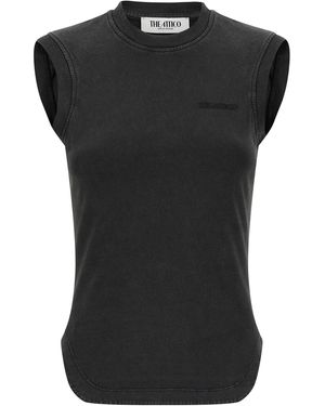 The Attico Reese Tops - Black