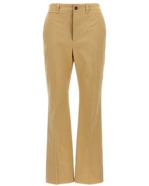 Saint Laurent Trousers 'Pantalone Drill - Natural