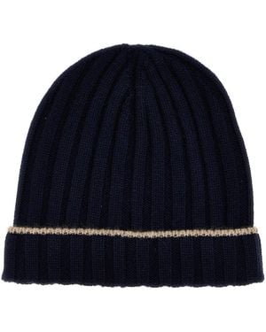 Brunello Cucinelli Berretto 'In Cashmere' - Blu