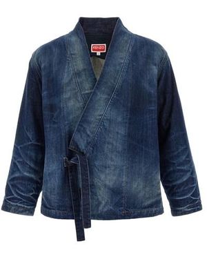 KENZO Giacca Kimono - Blu