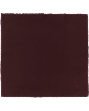 Brunello Cucinelli Double-face Pocket Clutch - Purple