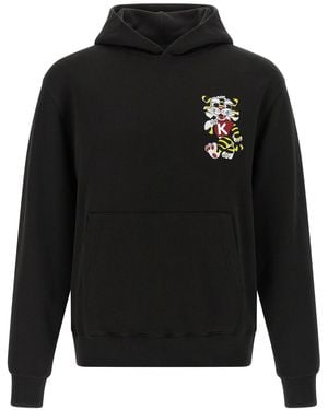 KENZO Hoodie 'Wild Tiger Embroidered' - Black