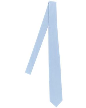 AURALEE Cravatta Twill Finx Lavato - Blu
