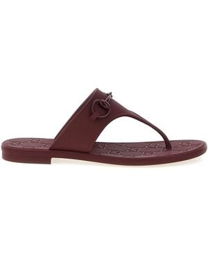 Gucci Thong Sandals - Brown