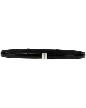 TOTEME Patent Belt - Black