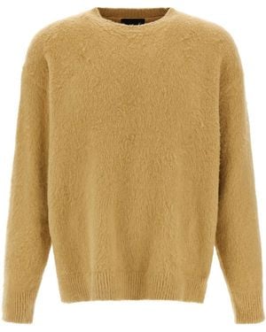 Roberto Collina Pullover 'Brushed Oversize Crewneck' - Natur