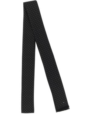 Tom Ford Polka Dot Scarf - Black