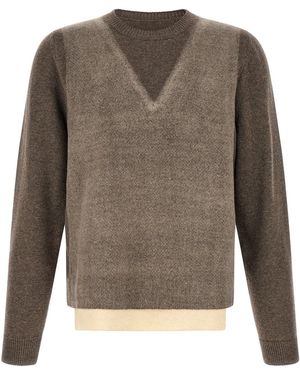 Maison Margiela 'memory Of' Jumper - Grey