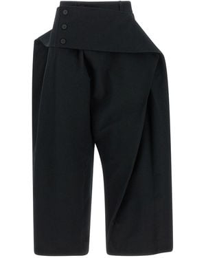 Issey Miyake Grainy Trousers - Blue