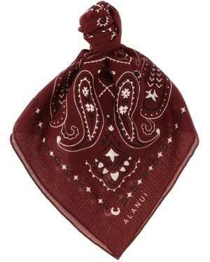 Alanui Bandana Paisley - Red