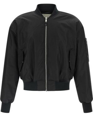 Entire studios Nylon Bomber Jacket - Black