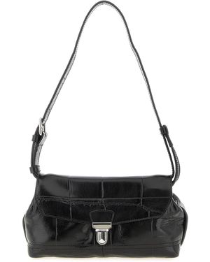 Lemaire Kleine Umhängetasche "Gear" - Schwarz