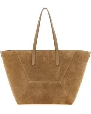 Brunello Cucinelli 'bc Duo' Maxi Shoulder Bag - Brown