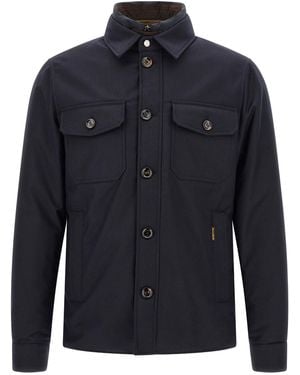 Moorer Overshirt 'Dasson' - Blu
