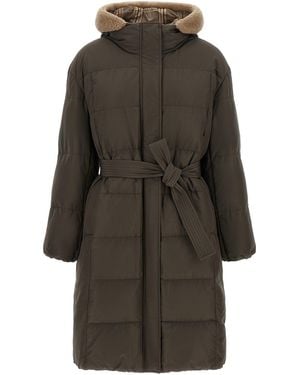 Brunello Cucinelli Boudin Quilted Down Jacket - Multicolour