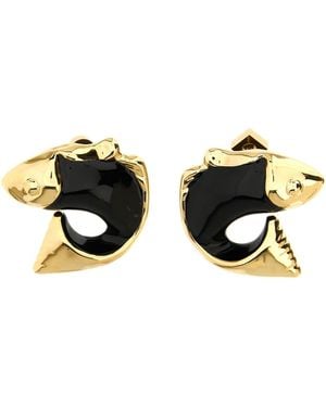Jacquemus 'les Boucles Poisson' Earrings - Black