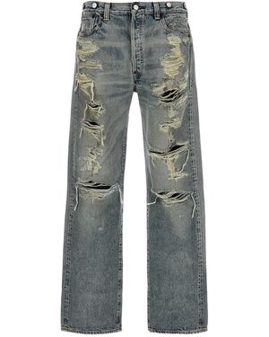 KENZO Levi’S 501 1933 Distressed Jeans Stone Dirty - Blue