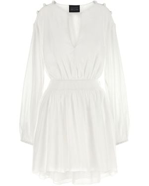 Giovanni bedin Cotton Muslin Dress - White