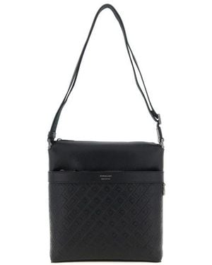 Ferragamo Tracolla Messenger Monogram' - Nero