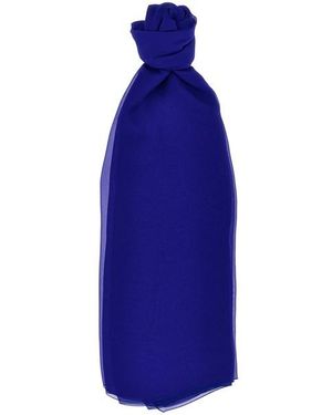 スカーフ a Ferretti Blue Silk Scarf Alberta Ferretti Scarves and mufflers for Women | Online