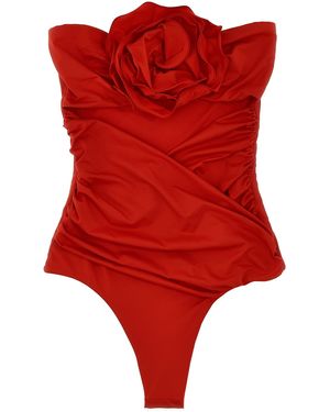 Magda Butrym Einteiliger Badeanzug "04" - Rot