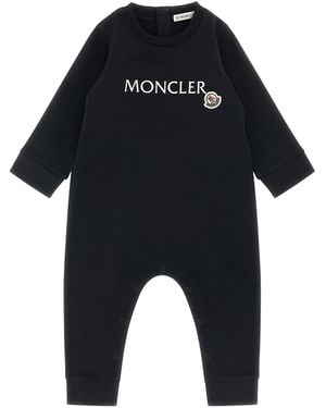Moncler Logo Jumpsuit - Black