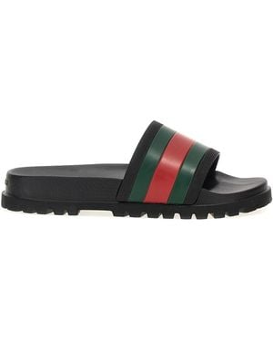 Gucci Slides 'Pursuit Track' - Schwarz