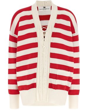 Ermanno Scervino Gehäkelter Cardigan - Rot