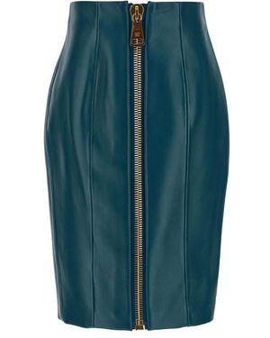 Balmain Gonna Zip Xl - Blu