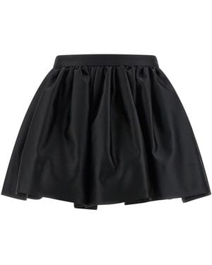 Rabanne Satin Skirt - Black