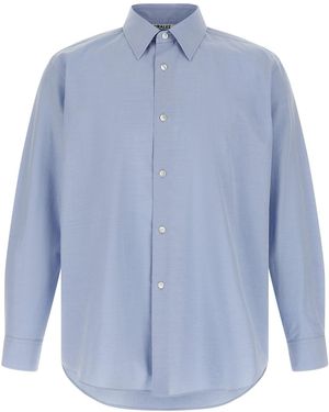 AURALEE Chambray Shirt - Blue