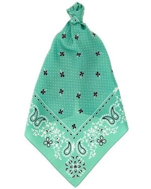 Longchamp Foulard Stampa 'French Bandana' - Verde