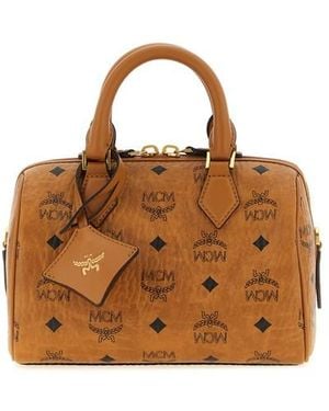 MCM Borsa A Mano 'Ella Boston' Piccola - Marrone