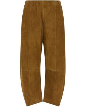 KHAITE 'clover' Trousers - Natural