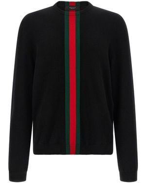 Gucci Pullover "Nastro Web" - Schwarz