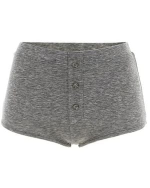 Entire studios Shorts 'Booty' Con Bottoni - Grigio