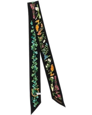 Ferragamo Bandeau Stampa 'Eden Shoes' - Verde