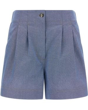 Moncler Short 'Chambray' - Blue