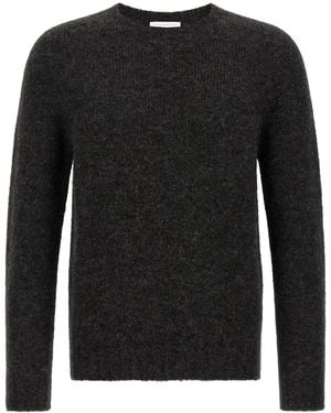 Oliver Lattughi Brushed Alpaca Jumper - Black
