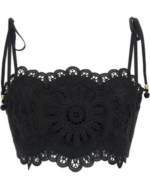 Zimmermann Top "Rhiannon" - Schwarz