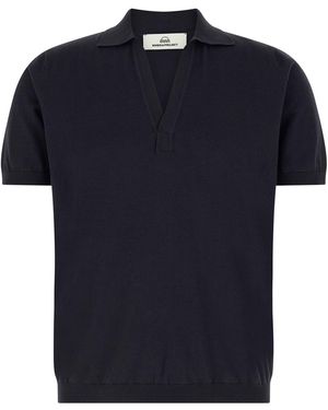 Rivvia Projects Open Collar Polo Shirt - Blue