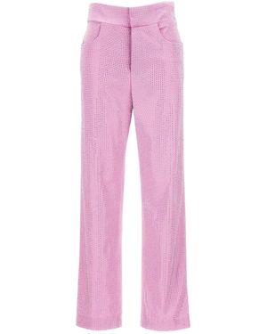 GIUSEPPE DI MORABITO All-over Crystal Trousers - Pink