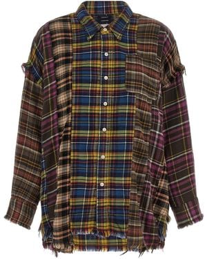 R13 Patchwork Shirt - Multicolour