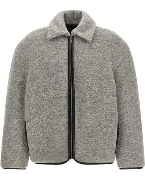 JW Anderson 'contrast Trim Casual' Jacket - Grey